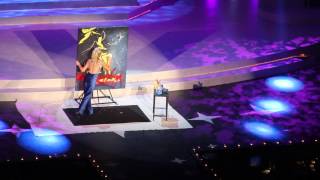 Speed painter at Miss Tennessee 2013 [upl. by Meadow]