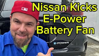 Nissan Kicks ePOWER Battery Fan Cleaning [upl. by Melinda]