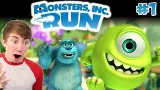 Monsters Inc Run  ITS AWESOME BECAUSE ITS MONSTERS INC  Part 1 iPhone Gameplay Video [upl. by Riccardo]