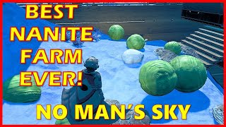 How To Make The Best Nanites Farm Ever 2023  No Mans Sky Singularity Update [upl. by Harelda]