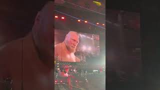 Brock lesnar entrance ELIMINATION CHAMBER 2022 [upl. by Anneliese]