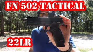 FN 502 Tactical 22LR Quick Review [upl. by Amiarom238]