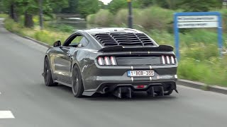 360HP Stage 2 Ford Mustang Ecoboost w Roush Exhaust  LOUD Accelerations amp Revs [upl. by Enytsirhc635]