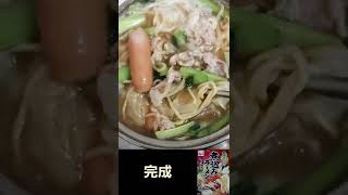 永谷園 煮込み ラーメン しょうゆ 味 野菜が しっかり 食べられる 調味 ソース じゃがいも キャベツ 小松菜 豚肉 ウインナー 袋麺 乾麺 料理 調理 簡単 2022年6月 [upl. by Yuh]