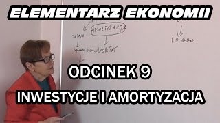 ELEMENTARZ EKONOMII  odc9 Inwestycje i amortyzacja [upl. by Anidene]