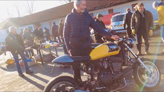 TRIUMPH amp BMW Running Sounds amp RevUp at KEMPTON PARK Motorcycle Autojumble  Bikes amp Parts FOR SALE [upl. by Eilsehc]