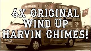 6 Classic Harvin Wind up Ice Cream Van Chimes [upl. by Eittel]