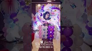 butterfly theme decor khoobsurat events [upl. by Siahc476]