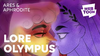 Lore Olympus Ares amp Aphrodite  WEBTOON [upl. by Einnim10]