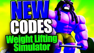 Weight Lifting Simulator CODES  ROBLOX 2024 [upl. by Maitund]