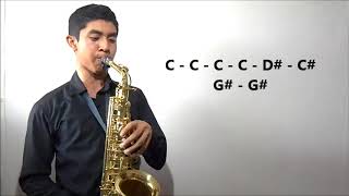 Dios Incomparable  Generacion 12  TUTORIAL Saxofón Alto [upl. by Orion]