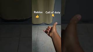 Oxi meu filho call of duty ta se tu escolher roblox tu é cagão [upl. by Zenobia]