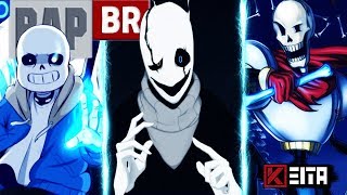 🔴 Rap do Papyrus Sans e WD Gaster quotVai Ser Ossoquot Undertalel Kêita Beats [upl. by Atipul]