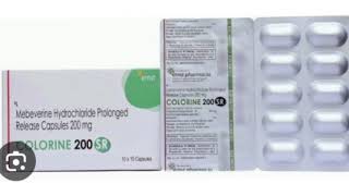 COLORINE 200 SR Capsules Mebeverine Hydrochloride Prolonged Release Capsules 200 mg [upl. by Raamal]