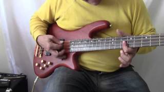 Schecter Studio8 eight string bass goes experimental [upl. by Ehtyaf]