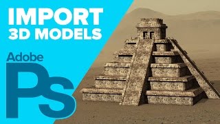 How to Import 3D Models into Photoshop [upl. by Emelyne]