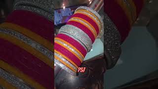 Kangan churi silver set short explore diwali chhachhathpuja 2024 bangles gkp [upl. by Adlecirg]