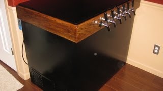 How to Build a Keezer  Kegerator Part 2 Collar and Hardware [upl. by Lancey944]