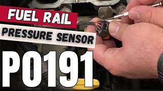 Fuel Rail Pressure Sensor Diagnostics  Test amp Fix P0191 Fuel Rail Pressure Sensor Circuit [upl. by Jacinto410]