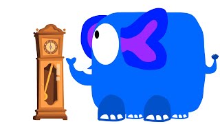 Hickory Dickory Dock  Children Nursery Rhymes [upl. by Aufa]