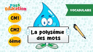 La polysémie des mots  CM1 CM2 et 6ème  Leçon Exercices Evaluations [upl. by Shields]