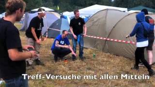 ReloadFestival 2012 Besucher spielen Flunkyball [upl. by Cann94]