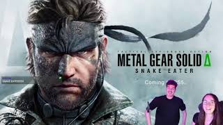 Metal Gear Solid Delta Snake Eater REACTION With My Girlfriend [upl. by Llecrep608]