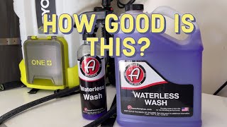 Adam’s New Waterless Wash Auto Detailing Car Washing Tesla Model Y Performance [upl. by Krissy]