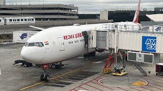 Air India 145hr Long haul JFK 🇺🇸 to Mumbai 🇮🇳 First Class AI 116 Review [upl. by Nesnah]