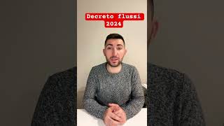 DECRETO FLUSSI 2024 [upl. by Alecram]