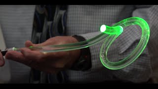 Total Internal Reflection Demo Optical Fibers [upl. by Sebastiano39]