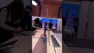 HUAWEI MateStation X First Look at MWC 2022 [upl. by Alegnatal]