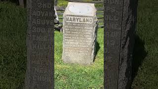 Maryland 5th Infantry Monument Pt 4 at Antietam Battlefield on 10524 [upl. by Engleman658]