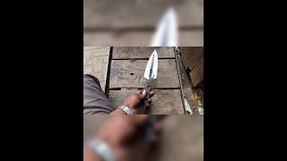 Making spear part4blacksmith handmake youtubeshorts [upl. by Nomrej]