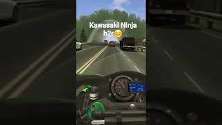 kawasaki ninja h2r bike kawasaki ninja h2r game video sot viralvideo gaming [upl. by Anrev]