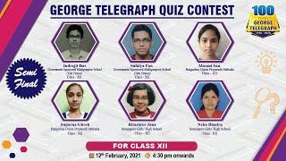 George Telegraph Quiz Contest Class  XII Episode  22 [upl. by Atikir969]