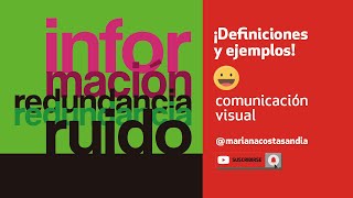 ¿Qué diferencia hay entre INFORMACIÓN REDUNDANCIA y RUIDO 🤓 Diseño Gráfico con ejemplos🍉 [upl. by Jarlathus]