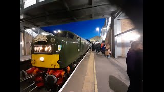 The British Pullman and the Winchester Christmas Excursion At Winchester [upl. by Hufnagel]