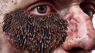 ASMR Eye Treatment Animation  Removing Infections  Cleaning Out Bugs and Worms from Mouth [upl. by Elleinahc]