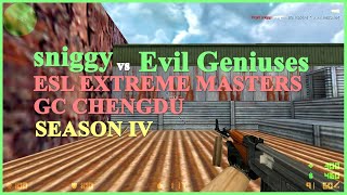 POV  TitaN sniggy vs Evil Geniusesus ESL Extreme Masters IV GC Chengdu TOnly [upl. by Aivatnwahs]