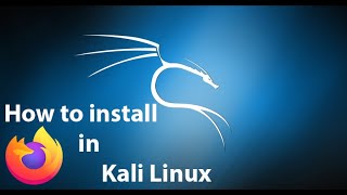 How to install firefox in kali linux [upl. by Chari]