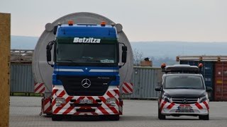 Betzitza Schwertransport  Von Bad Langensalza nach Kappeln SH [upl. by Magena57]