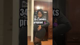 34 weeks pregnant 🤰🏽pregnancyjourney firsttimemoms [upl. by Onitnatsnoc]