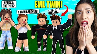 MY EXBOYFRIEND HAS AN EVIL TWIN BROTHER and HE IS STALKING US  Roblox Bloxburg Roleplay [upl. by Ardua]