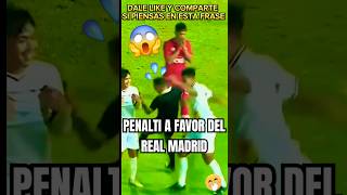 💀Penalti a favor del Real Madrid OUT OF CONTEXT 🤦🏿‍♂️humor fútbol [upl. by Nawuq]