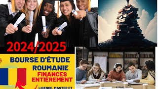 Bourse détude gratuite 20242025 du Gouvernement Roumain 100 financé [upl. by Damal]