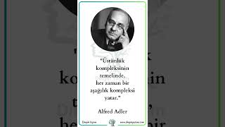 Üstünlük Kompleksinin Temeli  Alfred Adler [upl. by Messere]