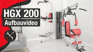 HGX200 Home Gym  Aufbauanleitungconstructionstructureestructurastruttura [upl. by Meelak]