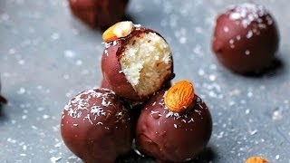 Chocolate Coconut Almond Balls HTCT [upl. by Remus]