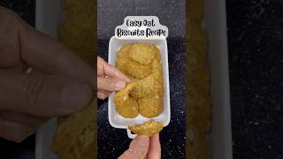 Easy Oat Biscuits Recipe l Must try 😋 oats easyrecipe recipe baking yummy [upl. by Alletnahs]